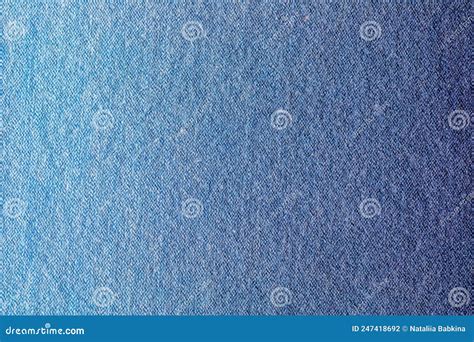 Blue Gradient Fabric Textile Background Wool Structure Stock Photo