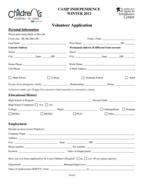 Download, fill in and print sample volunteer acceptance letter template pdf online here for free. 26 Printable application letter for volunteer work in ...