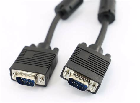 When connecting a computer to your tv, the computer will serve as an audio and video source. 1m VGA Monitor Cable Male to Male Connection - Connect ...