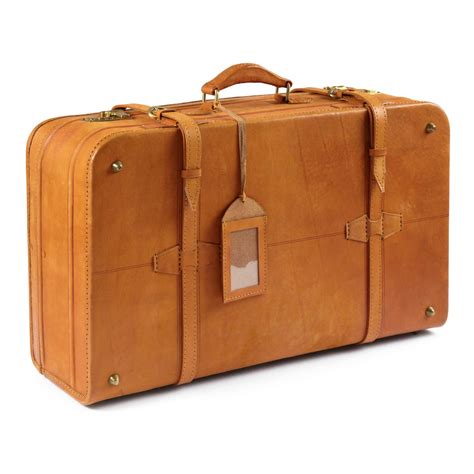 Ashwood Leather Large Vintage Suitcase Pediwear Luggage