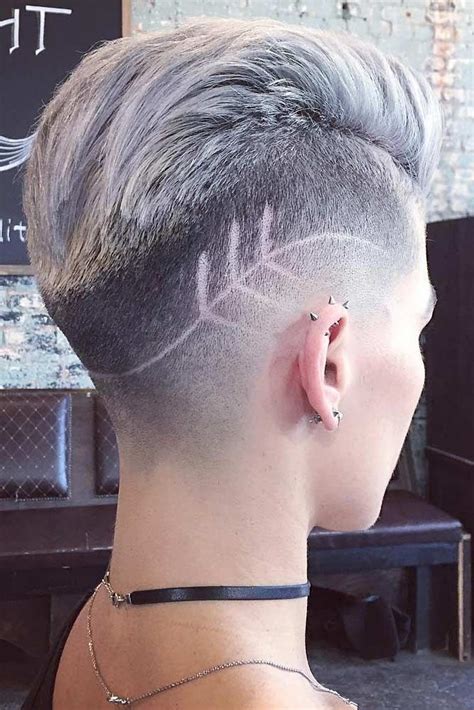 Best Undercut Hairstyle Ideas With Hair Tattoo For Women ★ See More