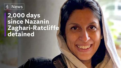 Nazanin Zaghari Ratcliffes Husband Marks Her Days In Detention YouTube