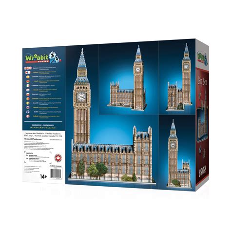 Spielzeug 3d Puzzle Big Ben London Led 2wahl Cubic Fun Turm Clock