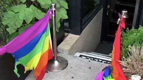 rainbow flags set on fire outside lgbti bar in new york city star observer