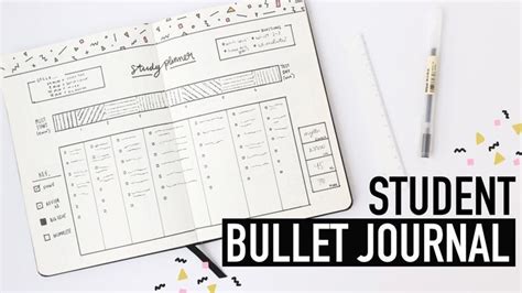Bullet Journaling For Students ️back To School Spreads For University