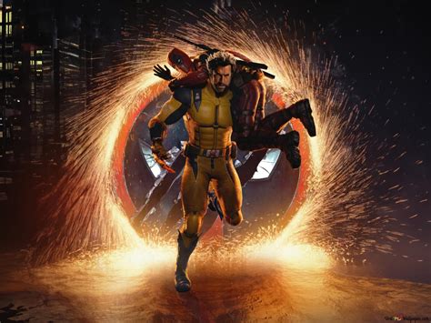 Deadpool And Wolverine - Deadpool 3 2024 4K wallpaper download