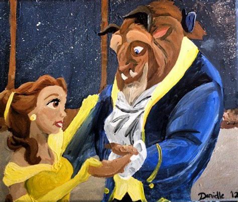 Beauty And The Beast Painting Done For A Friend Painting Beauty And