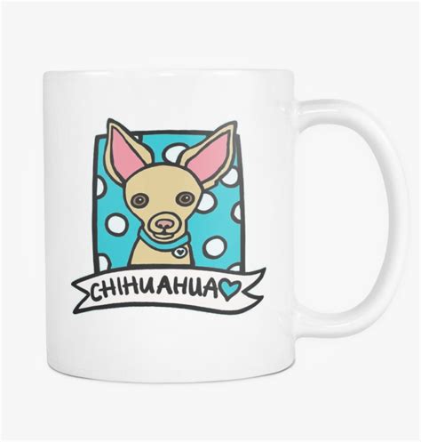 Cartoon Chihuahua Coffee Mug Coffee Cup Png Image Transparent Png