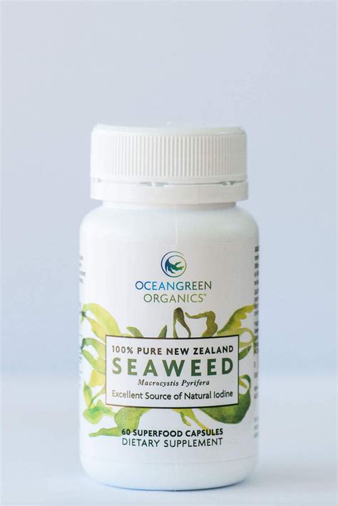 Seaweed Kelp Supplements New Zealand Premium 100 Pure Organic