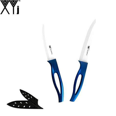 Xyj Brand Handmade 4 Inch 5 Inch Kitchen Knife Set Practical Ceramic
