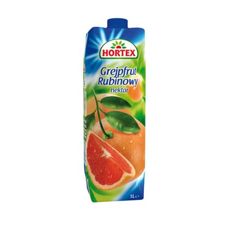Nektar Hortex, sok w kartonie 1L, grejpfrut czerwony - Biuronet Warszawa
