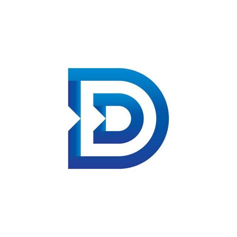 Letter D Clipart Transparent Background Letter D Logo Template Vector