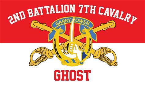 7th Cavalry Flag 3x5 Cav Gary Owens Double Etsy