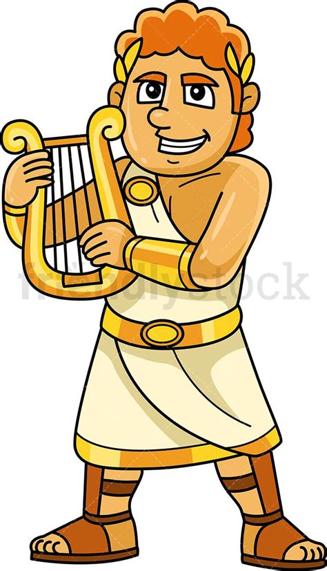 Apollo facts, information and stories from ancient greek mythology. Apollo Greek God in 2020 | Apollo greek, Cartoon art ...