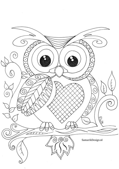 Top 23 Printable Owl Coloring Pages For Adults Best Coloring Pages