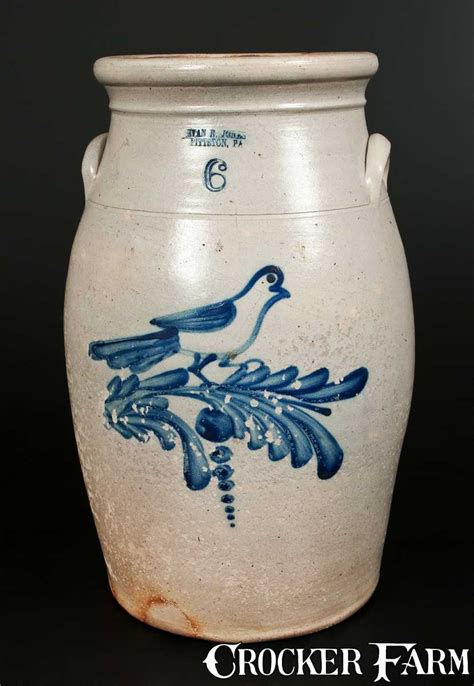 For over 120 years the local community has trusted the graziano name when it came time to plan a meaningful funeral or memorial services for their loved one. Scarce EVAN R. JONES / PITTSTON, PA Stoneware Churn with ...