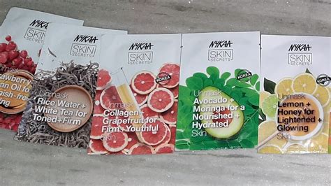 Nykaa Face Mask Sheet Review And Nykaa Avocado Essential Oil Best Oil