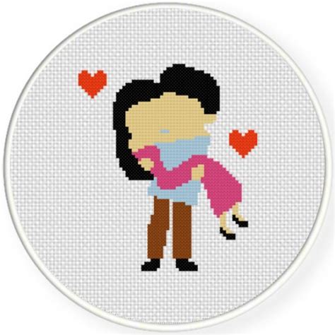Funny patterns, cute animals, plants, cacti and succulents will make your home cozy. Charts Club Members Only: Cute Lovers Cross Stitch Pattern ...