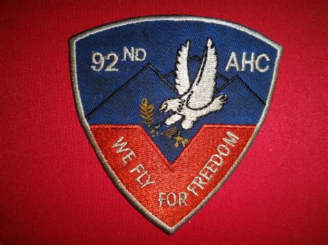 Us 92nd Assault Helicopter Company We Fly For Freedom Vietnam War