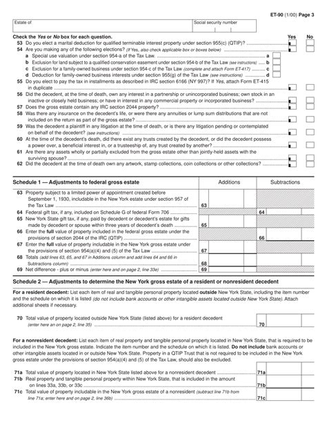Form Et 90 Fill Out Sign Online And Download Printable Pdf New York