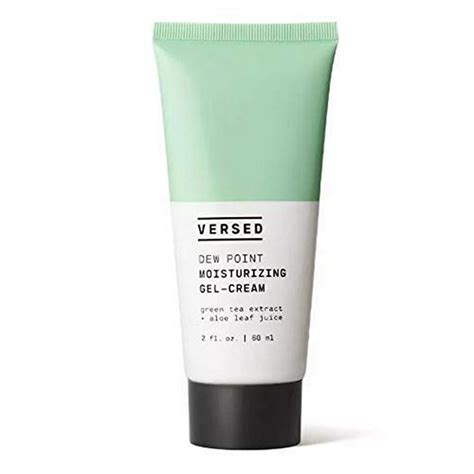 versed dew point moisturizing gel cream 2 fl oz face moisturizer with calming green tea