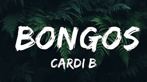 Cardi B Bongos Lyrics Ft Megan Thee Stallion Lyrics Audio Youtube