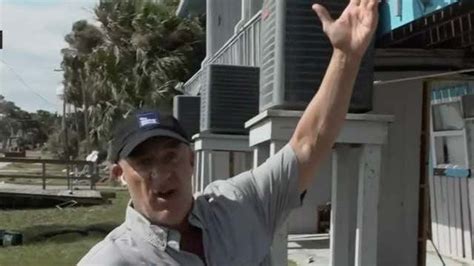 Jim Cantore Looks At Surge Damage In Cedar Key Florida Videos From