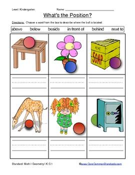 Plus, they are easy to prep and will save you so much time! K.G.1 Kindergarten Common Core Worksheets, Activity, and ...