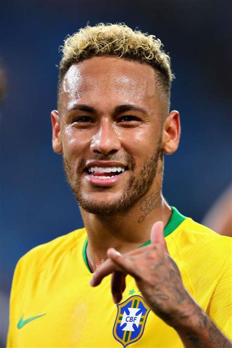 Moscow Russia June 27 Neymar Of Brazil Celebrates After The 2018