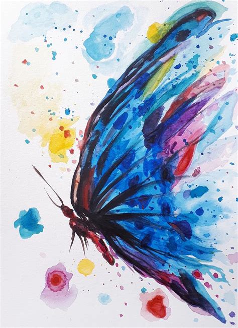 Chloes Butterfly Painting By Abstract Angel Artist Stephen K Pixels