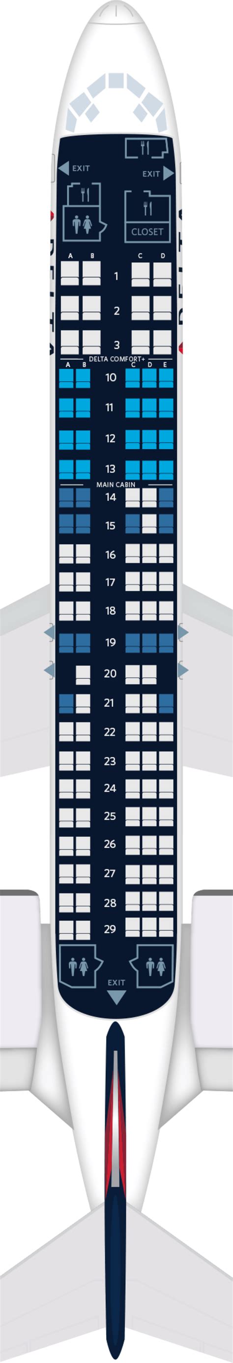 Boeing 717 200 Seat Maps Specs And Amenities Delta Air Lines