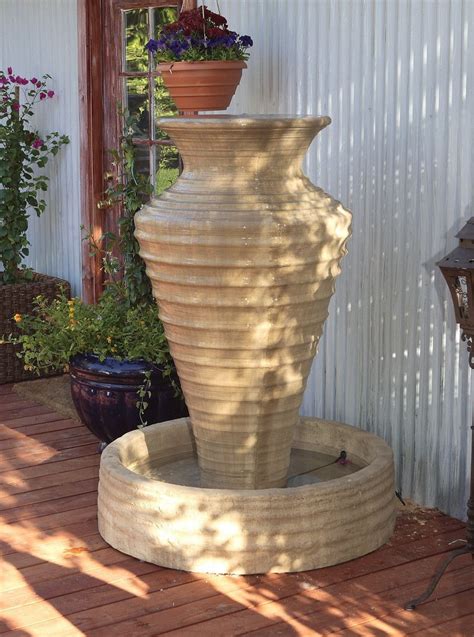 Olive Jar Outdoor Water Fountain Olive Jar Water Fountains Outdoor