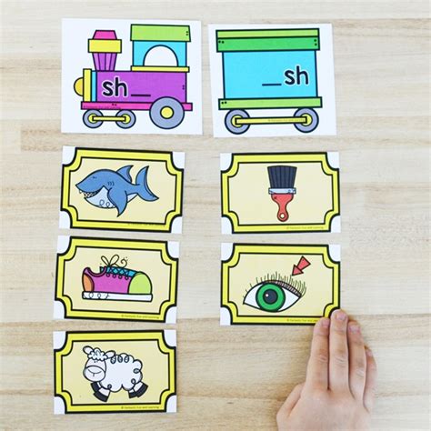 beginning and ending digraph phonemic awareness game synesy