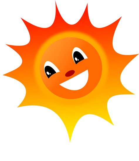 Smiley Sun Clip Art  De Sol Png Transparent Png Clipart Png
