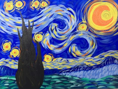 How To Paint Starry Night Step By Step Painting