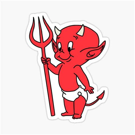 Devil Aesthetic Stickers Redbubble