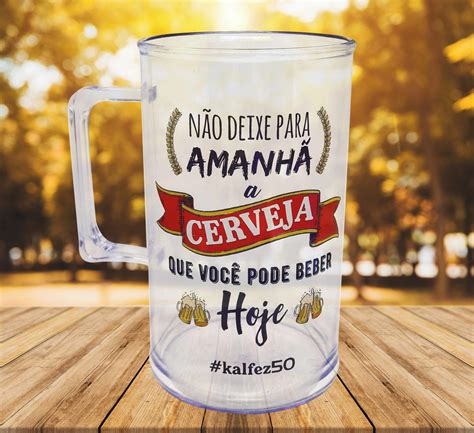 15 Canecas Acrílico Chopp Cerveja Personalizado Aniversário