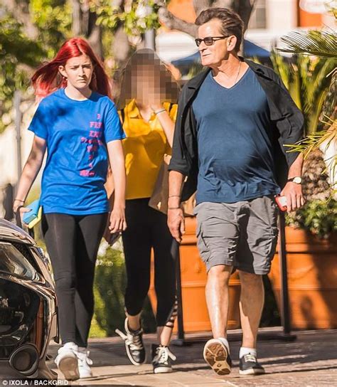 Charlie Sheen Makes Rare Sighting With Daughter Sam In