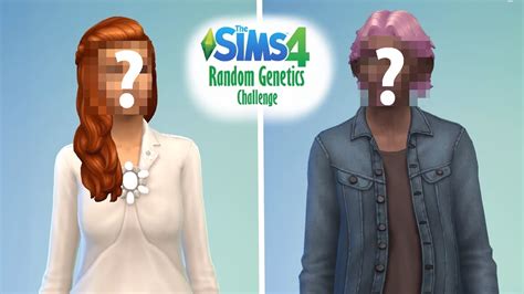 Random Genetics Challenge The Sims 4 Cas Challenge Youtube