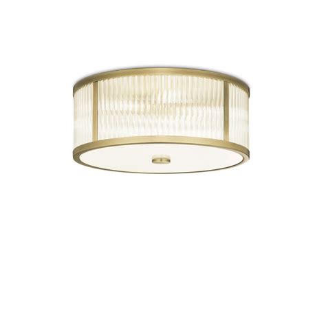 Maybe you would like to learn more about one of these? Harper 14" LED Round Glass Rod Flush Mount, Aged Brass ...
