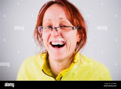 Woman With Silly Expression Hi Res Stock Photography And Images Alamy
