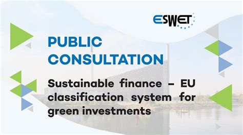 Sustainable Finance Eu Classification System For Green Investments