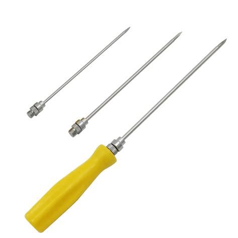 1set Horse Stainless Steel Veterinary Trocars Deflation Needle Cow