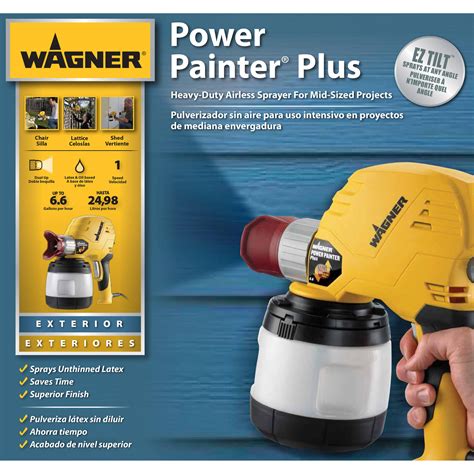 Wagner Power Painter Plus Paint Sprayer With Ez Tilt Visual Motley