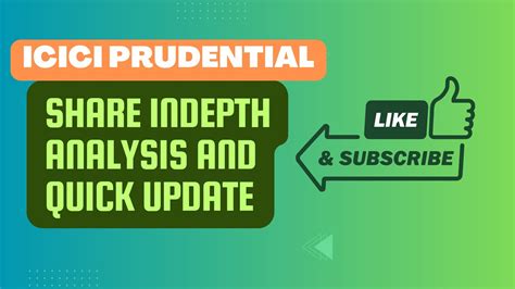 Icici Prudential Share Indepth Analysis And Quick Update Youtube