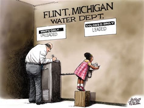 Flint Water Cartoon Democratic Underground