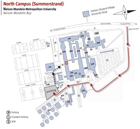 Nelson Mandela University North Campus Map