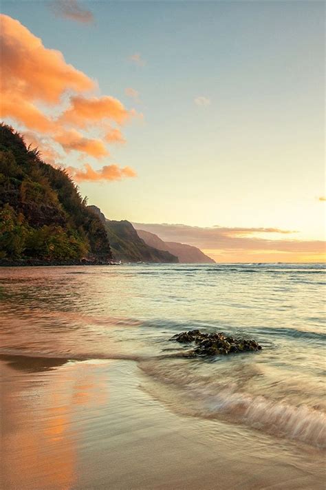 Hawaii Ocean Coast Sunset Iphone Wallpaper 640x960 Iphone 4 4s