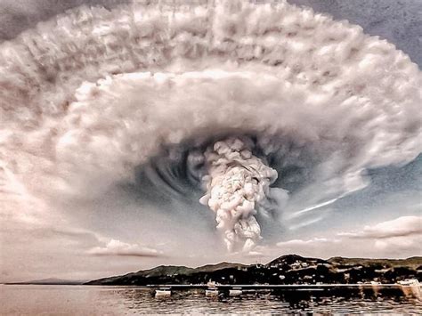 Taal Volcano Ash Fall Volcano Erupt