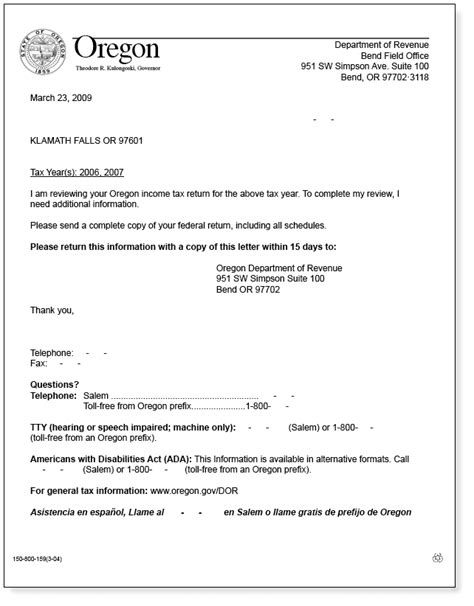 audit notice  printable documents